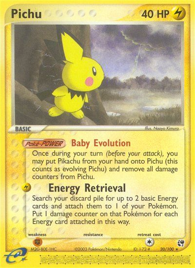 Pichu (20/100) [EX: Sandstorm] Pokémon