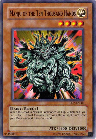 Manju of the Ten Thousand Hands [DR2-EN089] Common Yu-Gi-Oh!