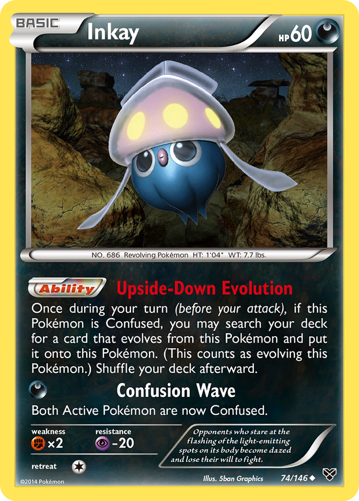 Inkay (74/146) [XY: Base Set] Pokémon