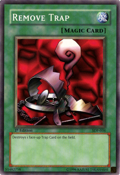 Remove Trap [SDP-034] Common Yu-Gi-Oh!