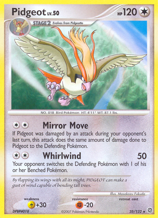 Pidgeot (35/132) [Diamond & Pearl: Secret Wonders] Pokémon