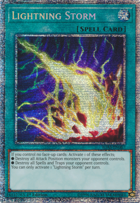 Lightning Storm [IGAS-EN067] Starlight Rare Yu-Gi-Oh!