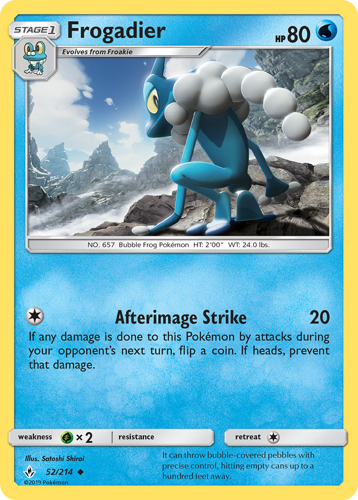 Frogadier (52/214) [Sun & Moon: Unbroken Bonds] Pokémon