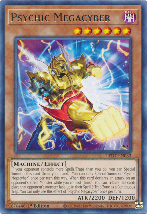 Psychic Megacyber [LED7-EN033] Rare Yu-Gi-Oh!