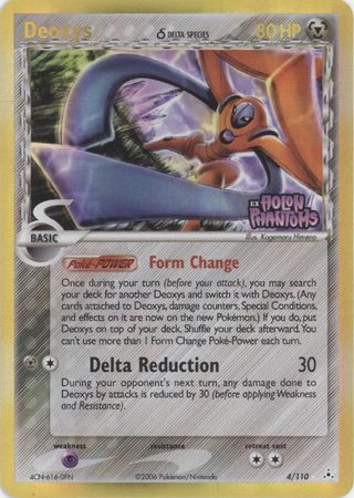 Deoxys (4/110) (Delta Species) (Stamped) [EX: Holon Phantoms] Pokémon