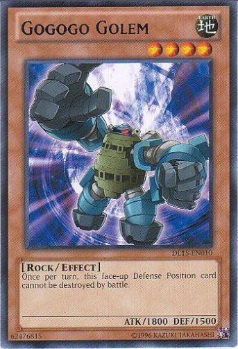 Gogogo Golem (Blue) [DL15-EN010] Rare Yu-Gi-Oh!