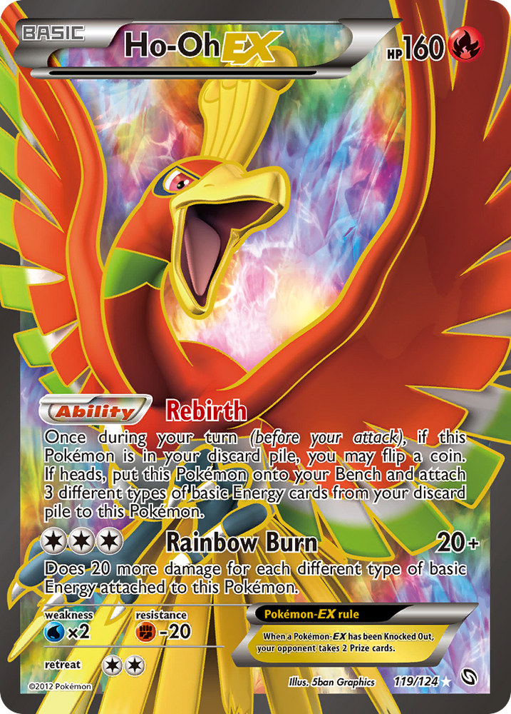 Ho-Oh EX (119/124) [Black & White: Dragons Exalted] Pokémon