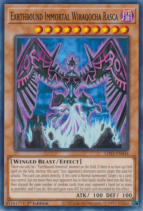 Earthbound Immortal Wiraqocha Rasca [LDS3-EN044] Common Yu-Gi-Oh!
