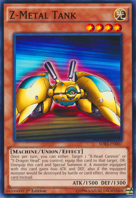 Z-Metal Tank [SDKS-EN007] Common Yu-Gi-Oh!