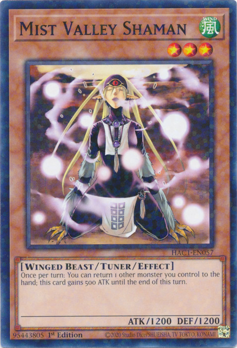 Mist Valley Shaman (Duel Terminal) [HAC1-EN057] Common Yu-Gi-Oh!