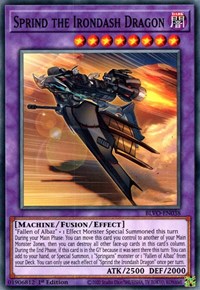 Sprind the Irondash Dragon [BLVO-EN038] Common Yu-Gi-Oh!