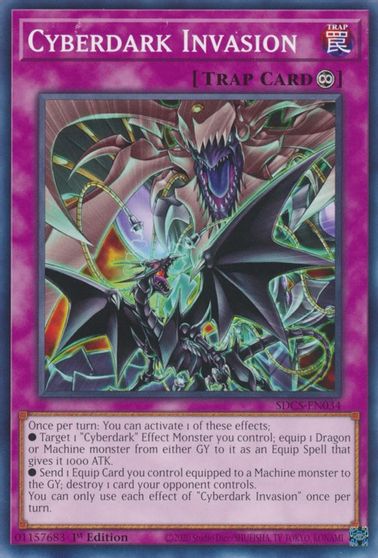 Cyberdark Invasion [SDCS-EN034] Common Yu-Gi-Oh!