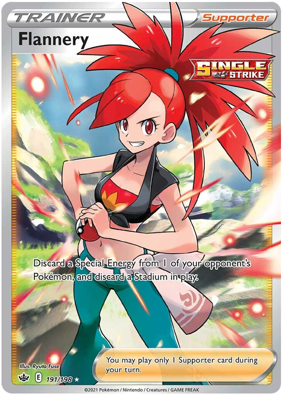 Flannery (191/198) [Sword & Shield: Chilling Reign] Pokémon