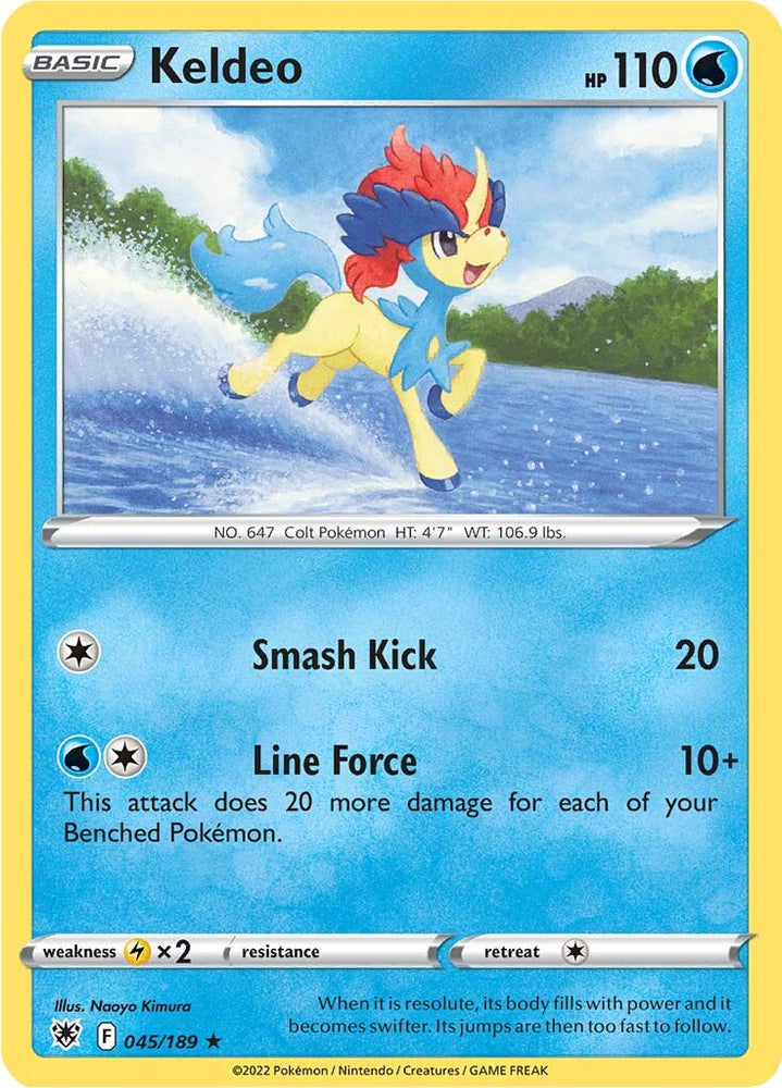 Keldeo (045/189) [Sword & Shield: Astral Radiance] Pokémon