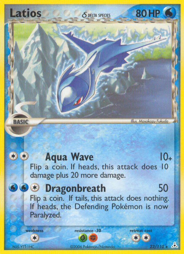 Latios (22/110) (Delta Species) [EX: Holon Phantoms] Pokémon