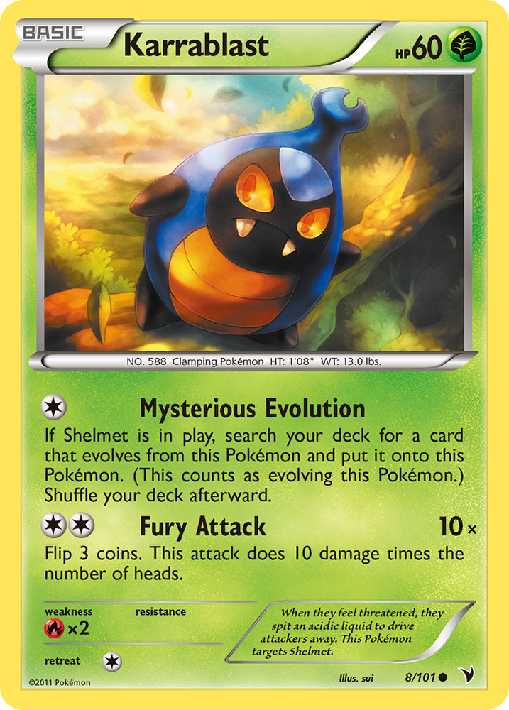 Karrablast (8/101) [Black & White: Noble Victories] Pokémon
