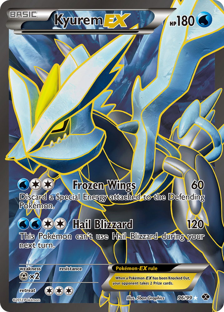 Kyurem EX (96/99) [Black & White: Next Destinies] Pokémon