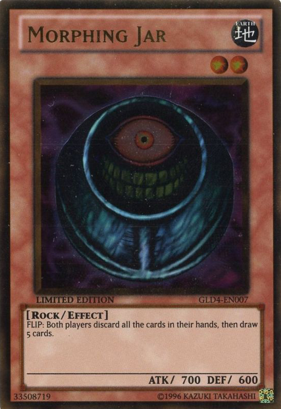 Morphing Jar [GLD4-EN007] Gold Rare Yu-Gi-Oh!