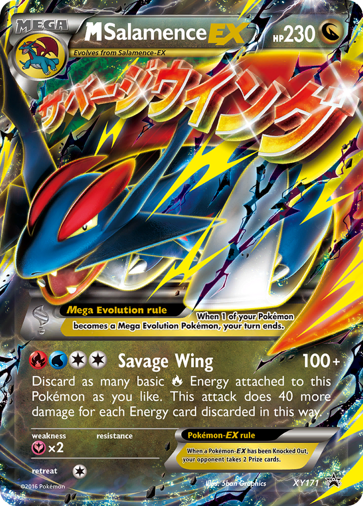 M Salamence EX (XY171) [XY: Black Star Promos] Pokémon