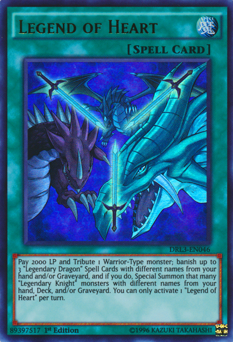 Legend of Heart [DRL3-EN046] Ultra Rare Yu-Gi-Oh!