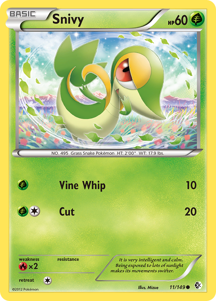 Snivy (11/149) [Black & White: Boundaries Crossed] Pokémon