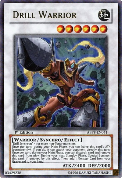 Drill Warrior [ABPF-EN041] Ultra Rare Yu-Gi-Oh!