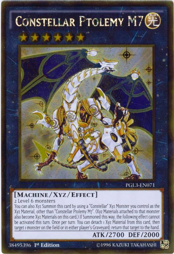 Constellar Ptolemy M7 [PGL3-EN071] Gold Rare Yu-Gi-Oh!