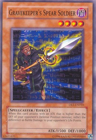 Gravekeeper's Spear Soldier [DR1-EN010] Common Yu-Gi-Oh!