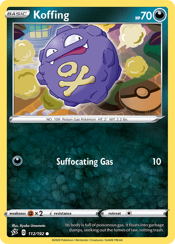 Koffing (112/192) [Sword & Shield: Rebel Clash] Pokémon