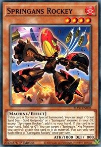 Springans Rockey [BLVO-EN006] Common Yu-Gi-Oh!