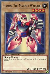 Gamma The Magnet Warrior [SBCB-EN025] Common Yu-Gi-Oh!