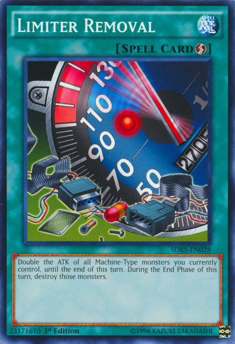 Limiter Removal [SDKS-EN028] Common Yu-Gi-Oh!