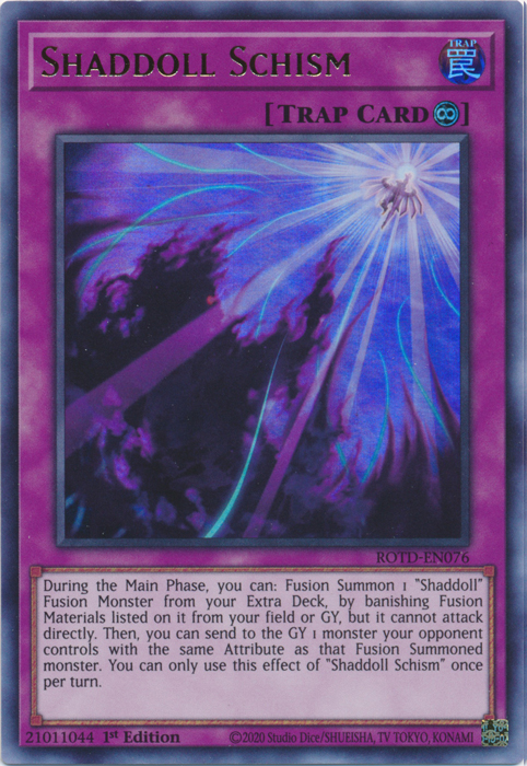 Shaddoll Schism [ROTD-EN076] Ultra Rare Yu-Gi-Oh!