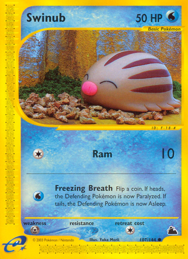 Swinub (107/144) [Skyridge] Pokémon