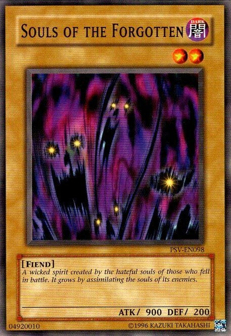 Souls of the Forgotten [PSV-EN098] Common Yu-Gi-Oh!