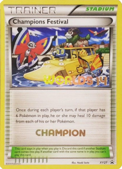 Champions Festival (XY27) (2014 Champion) [XY: Black Star Promos] Pokémon