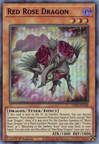 Red Rose Dragon (Blue) [LDS2-EN108] Ultra Rare Yu-Gi-Oh!