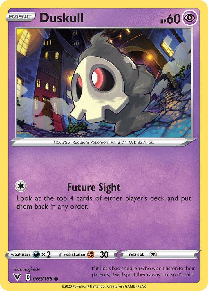Duskull (069/185) [Sword & Shield: Vivid Voltage] Pokémon
