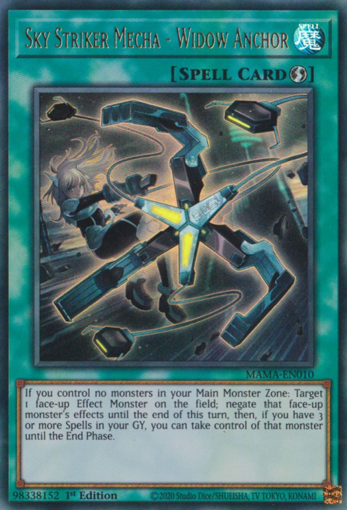 Sky Striker Mecha - Widow Anchor [MAMA-EN010] Ultra Rare Yu-Gi-Oh!