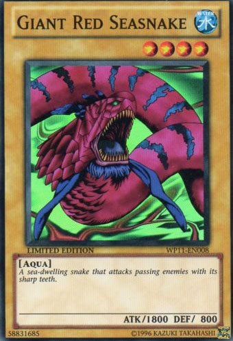 Giant Red Seasnake [WP11-EN008] Super Rare Yu-Gi-Oh!