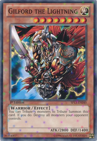 Gilford the Lightning [SP13-EN040] Starfoil Rare Yu-Gi-Oh!
