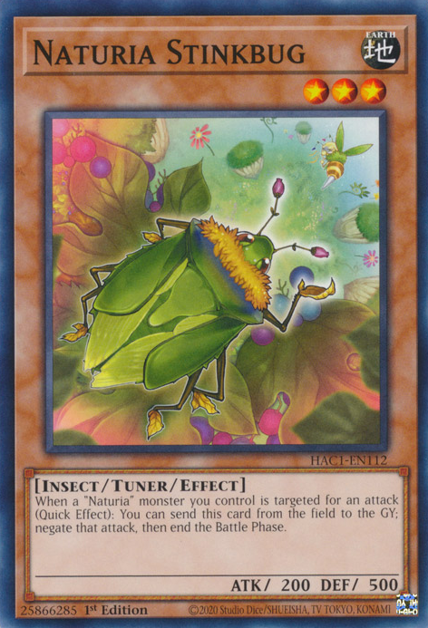 Naturia Stinkbug [HAC1-EN112] Common Yu-Gi-Oh!