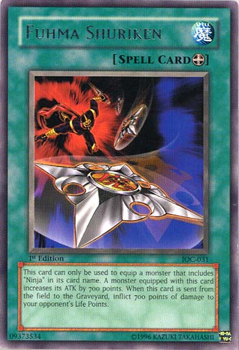 Fuhma Shuriken [IOC-031] Rare Yu-Gi-Oh!