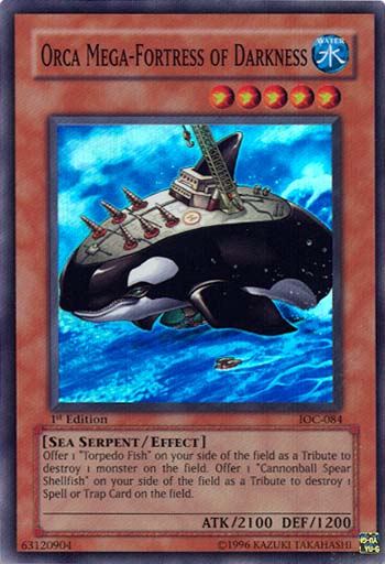 Orca Mega-Fortress of Darkness [IOC-084] Super Rare Yu-Gi-Oh!