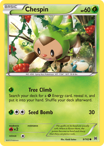 Chespin (9/162) [XY: BREAKthrough] Pokémon