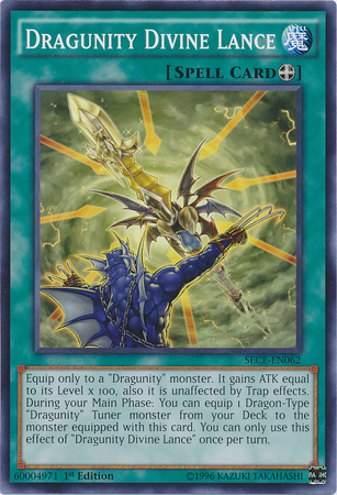 Dragunity Divine Lance [SECE-EN062] Common Yu-Gi-Oh!