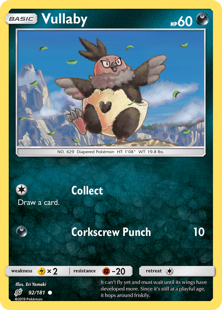 Vullaby (92/181) [Sun & Moon: Team Up] Pokémon