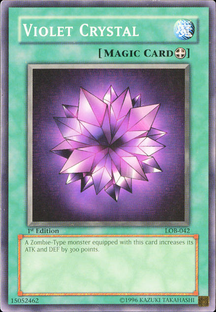 Violet Crystal [LOB-042] Common Yu-Gi-Oh!