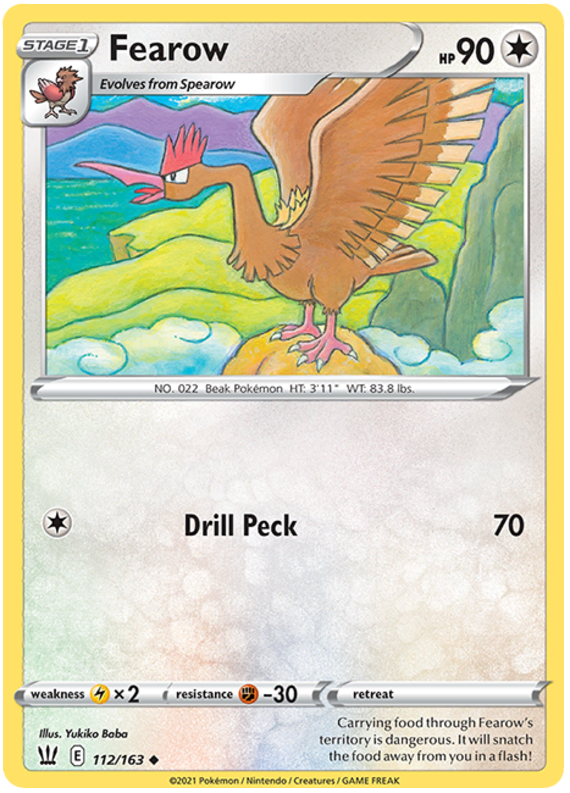 Fearow (112/163) [Sword & Shield: Battle Styles] Pokémon