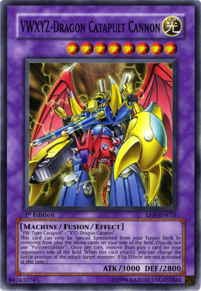 VWXYZ-Dragon Catapult Cannon [EEN-EN031] Super Rare Yu-Gi-Oh!